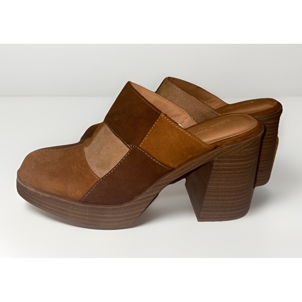 Universal Thread Womens Brown Patchwork Hippie Fa… - image 1